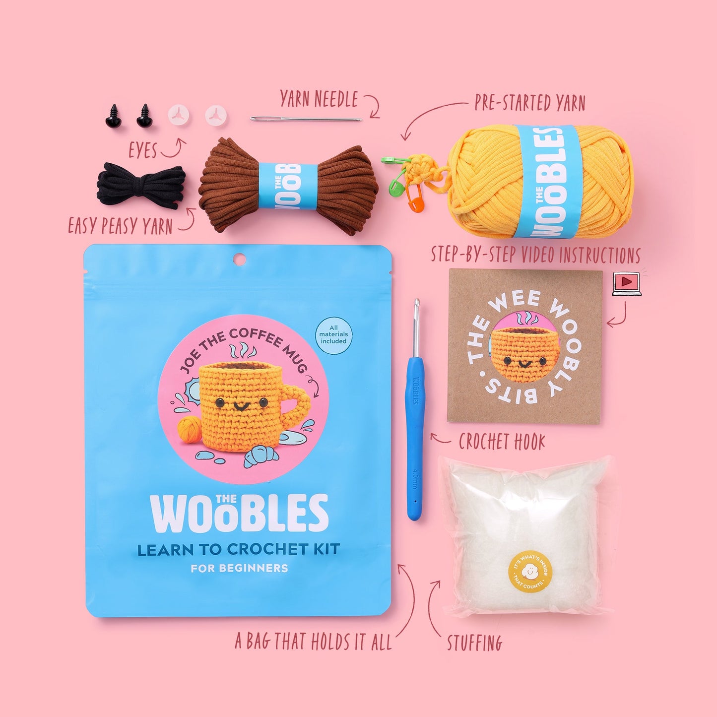 Joe the Coffee Mug Crochet Kit