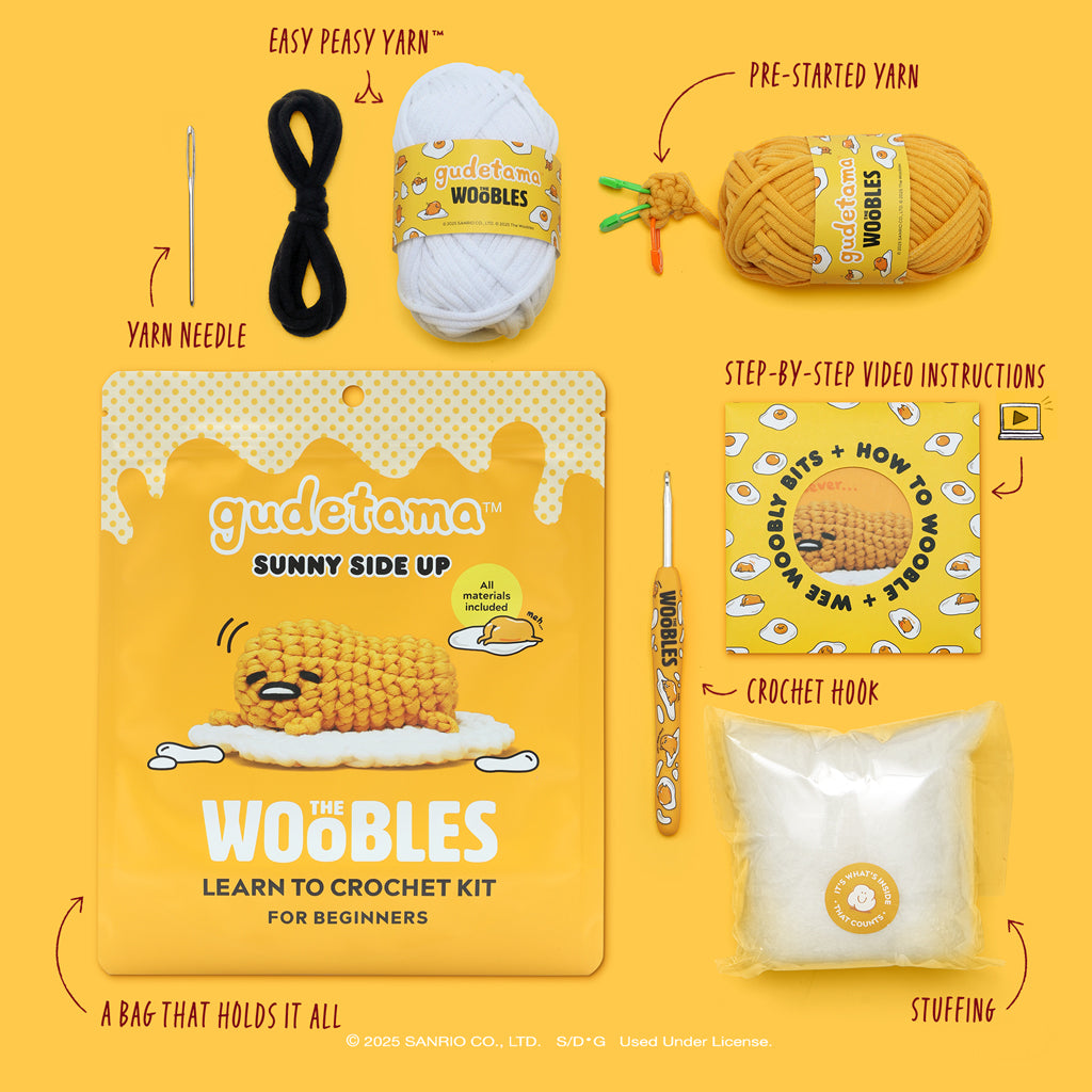 Gudetama™ Sunny Side Up Crochet Kit