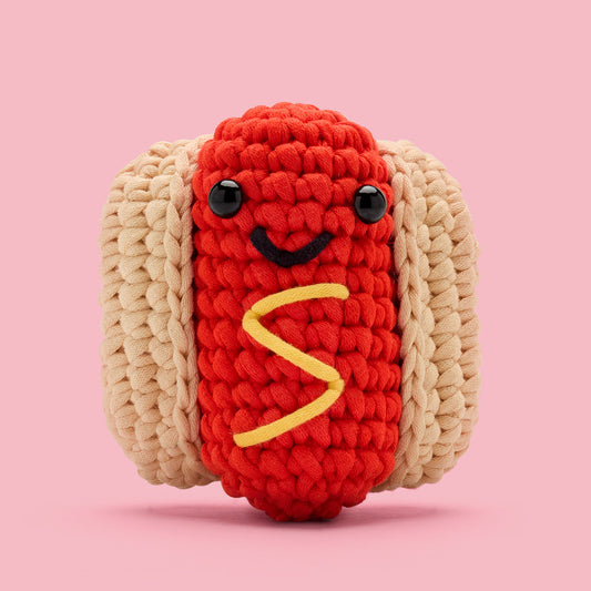 Frank the Hot Dog Crochet Kit